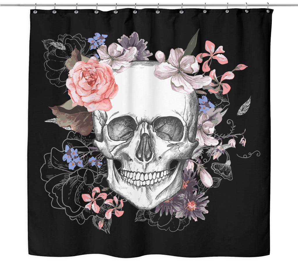 Sugar Skull Shower Curtain Amazing Ideas Garden Skull - Scull Prints (1024x1024), Png Download