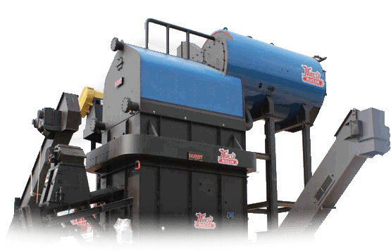 Wood Fired Boilers - Caldera Hibrida (570x387), Png Download
