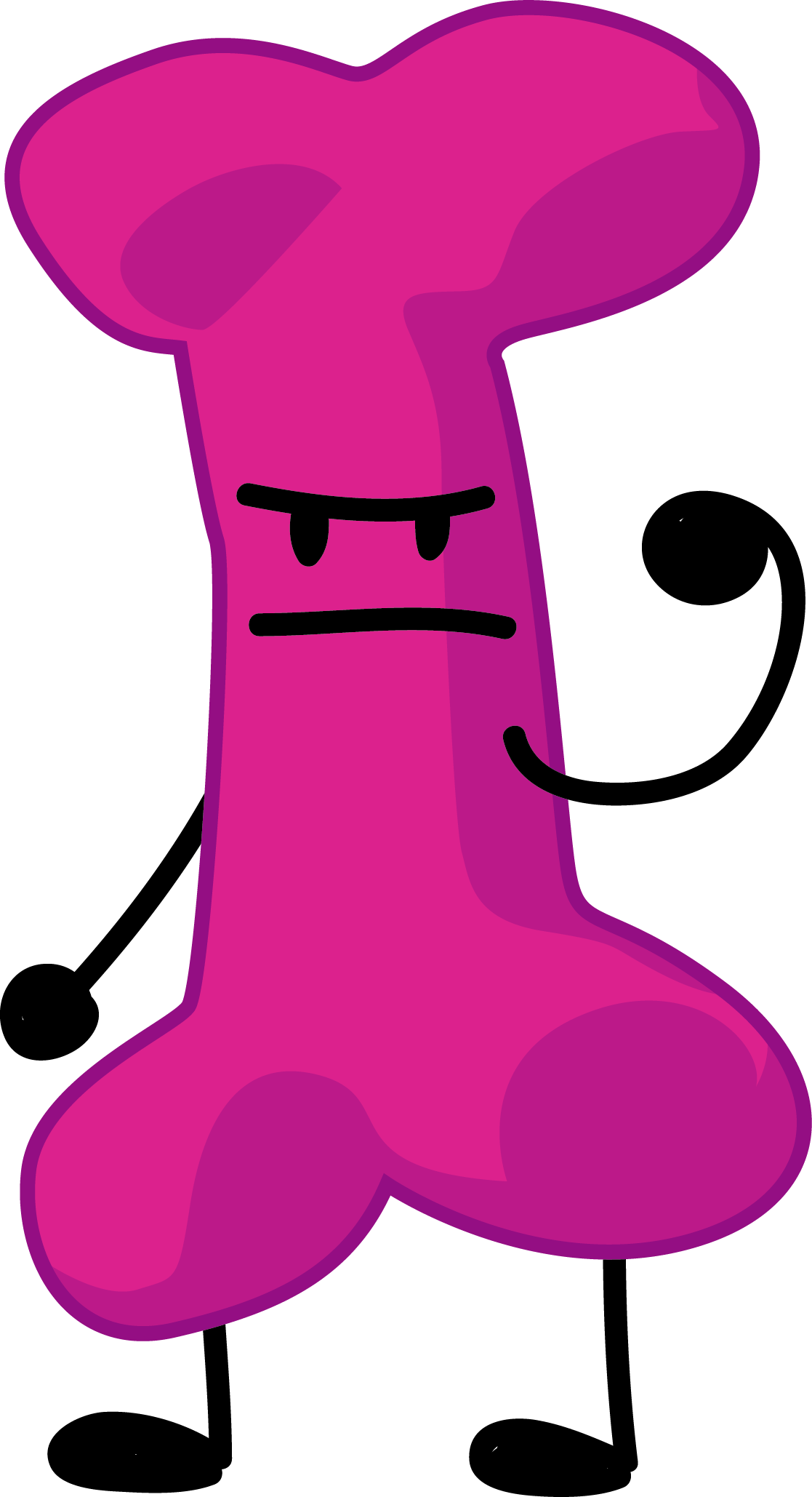 Magenta Doggy Bone - Wiki (1117x2058), Png Download