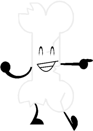 Danceing Bone - Wiki (369x480), Png Download