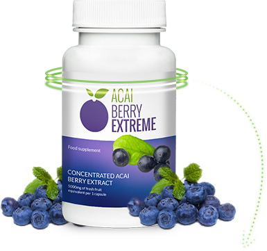 A Slim Figure - Acai Berry Extreme (385x361), Png Download