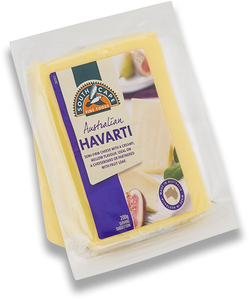 South Cape Havarti Cheese 200g (700x670), Png Download
