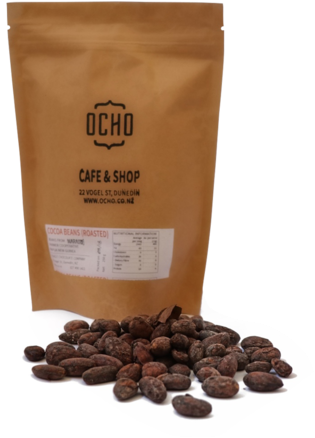 Roasted Cacao Beans - Cocoa Bean (400x545), Png Download