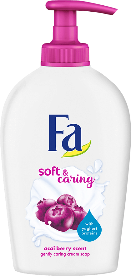 Fa Com Liquid Soap Nutri Skin Acai Berry - Acai Berry (970x1400), Png Download