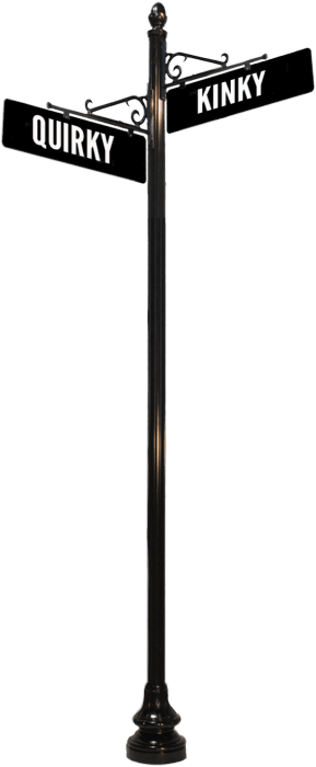 Bronwynlampostwebsite - Street Sign With Pole (289x700), Png Download