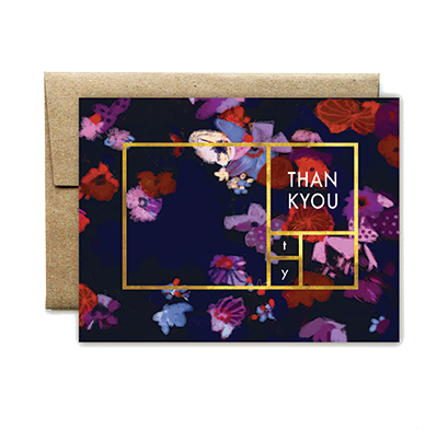 Foil Rectangle Purple Floral Tu Boxed Set - Rectangle (400x400), Png Download