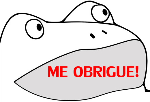 Tirinhas Memes Me Obrigue (519x383), Png Download