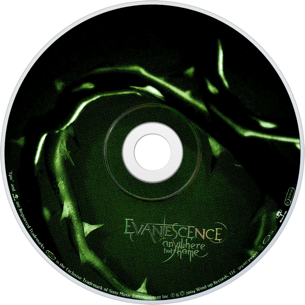 Evanescence Anywhere But Home (1000x1000), Png Download