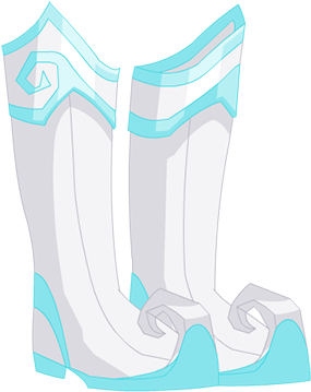 Snow Flurry Elf Boots - Snow Flurry (400x400), Png Download