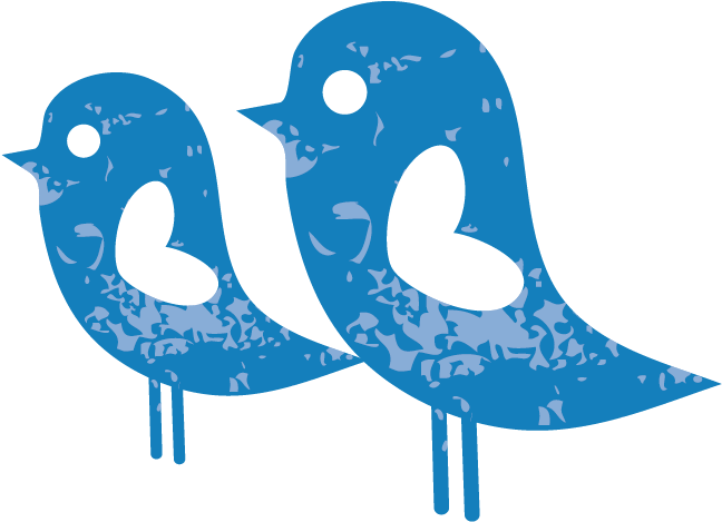 Blue Birds Vector - Muursticker Vogels Met Tak Uitbreidingsset - Afmeting (823x600), Png Download