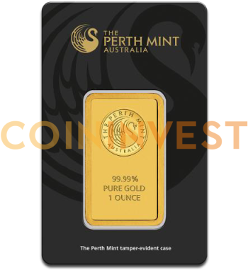 1 Oz Perth Mint Gold Bar - Perth Mint Gold (400x400), Png Download