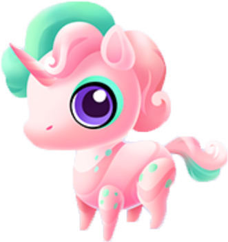 Seafoam Unicorn Baby - Unicorn Fantasy Forest Story (434x434), Png Download