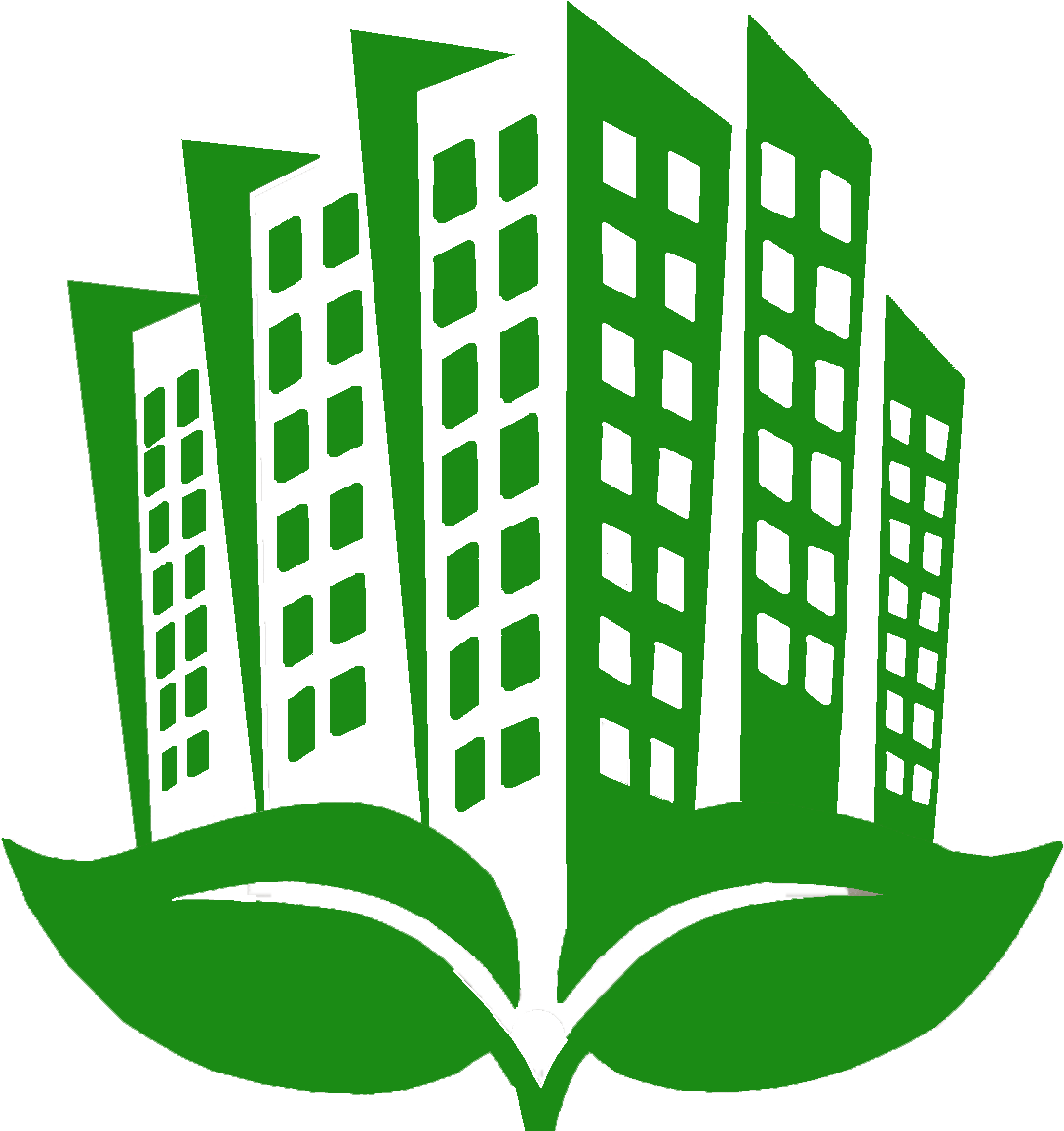 Evergreen Cleaning Service416 455 - Green Building (1120x1190), Png Download