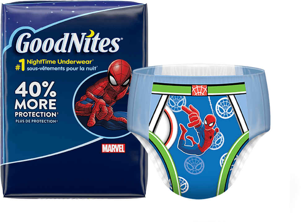 Ropa Interior Nocturna Goodnites® Para Niños Y Diseño - Goodnites Bedtime Pants For Boys, Size Xs - 15 Count (1200x800), Png Download