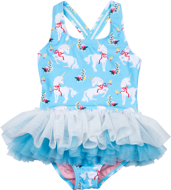 Rock Your Baby Unicorn Swimsuit - Unicorn Swimsuit (1000x1000), Png Download
