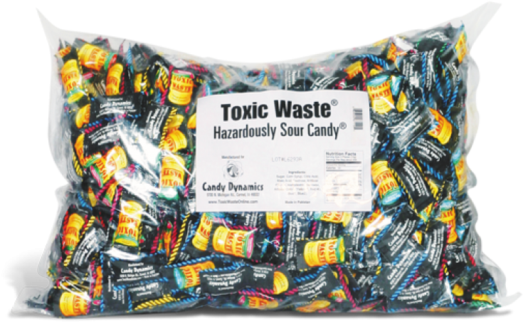 More Views - Toxic Waste Hazardously Sour Candy (800x800), Png Download