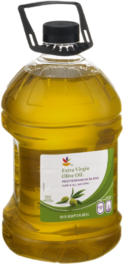 Ahold Mediterranean Blend Olive Oil, Extra Virgin - (600x600), Png Download
