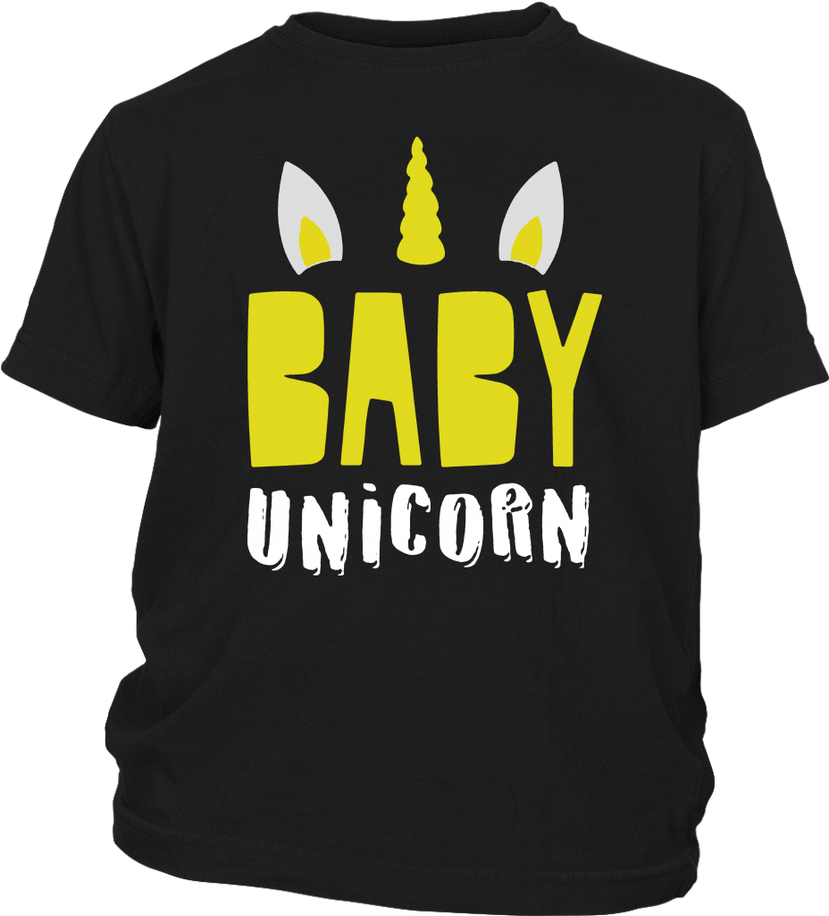 Baby Unicorn - Shirt (1024x1024), Png Download