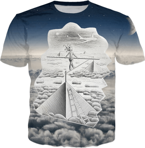 One Way To The Moon - Icanvas Pencil Vs. Camera 52 - Tightrope Walker Gallery (480x490), Png Download
