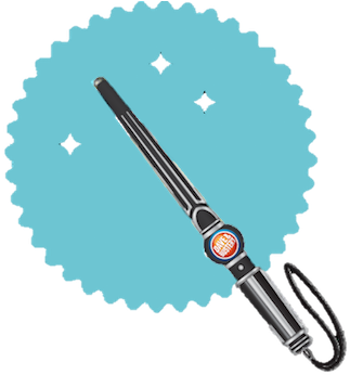Dave & Buster's Throw A - Dave And Busters Power Tap Wand (350x350), Png Download