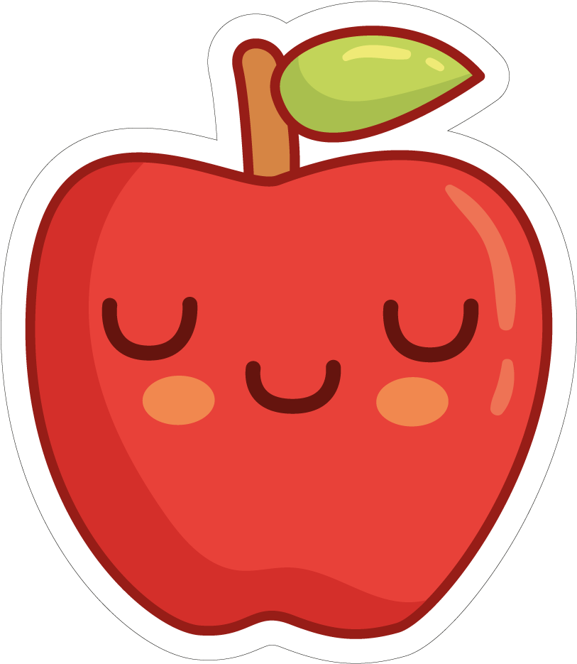 Collection Cute Things - Apple Cute (1000x1000), Png Download