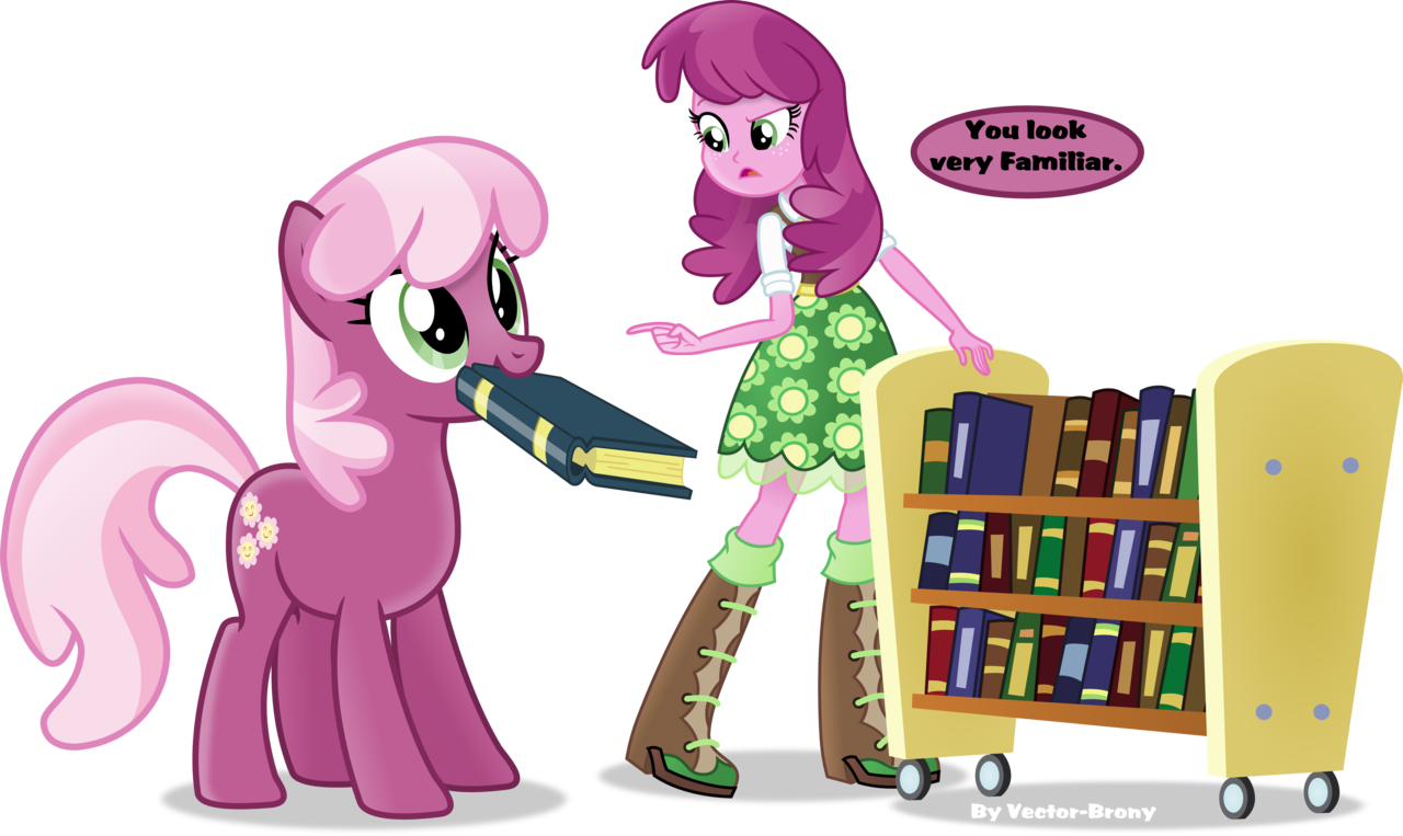 Artist Vector Brony Book Cheeribetes Cheerilee Cute - My Little Pony: Friendship Is Magic (1280x763), Png Download
