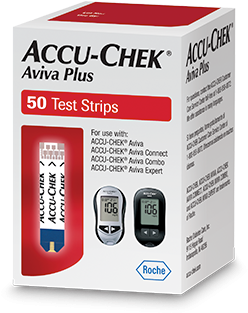 Accu Chek Aviva Plus Test Strips 50 (300x400), Png Download