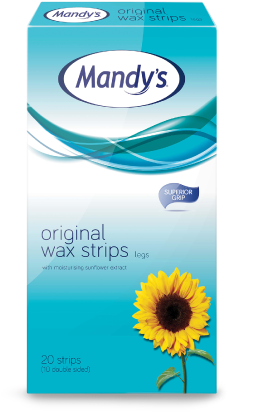 Original Wax Strips Legs - Mandy's Original Wax Strips (380x425), Png Download