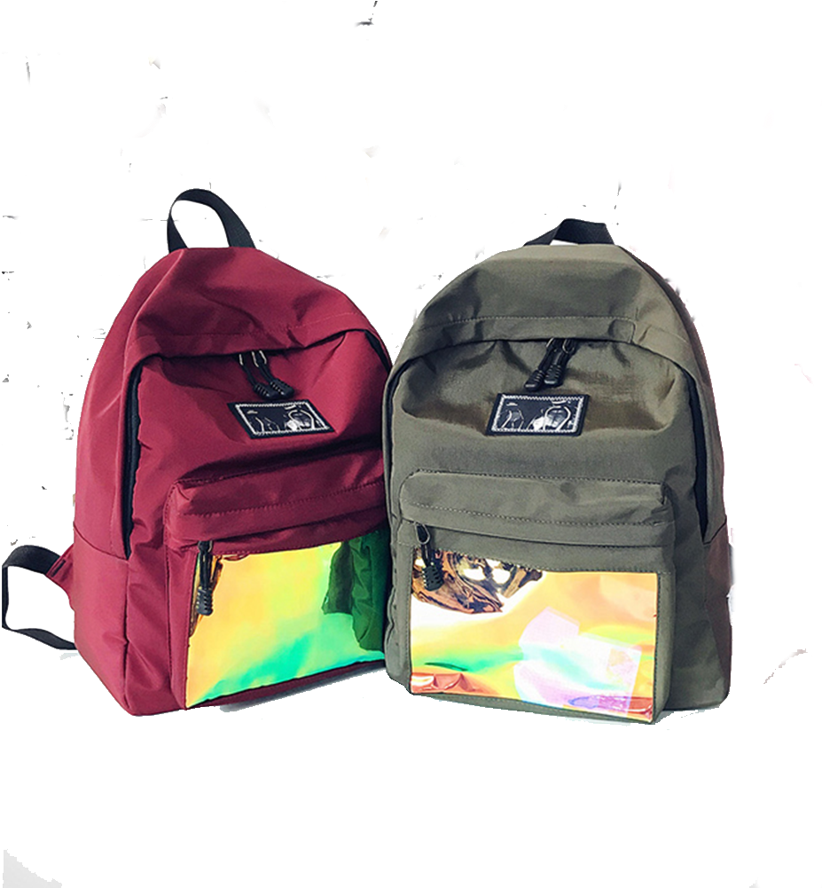 Rainbow Backpack Travelling Backpack School Backpack - Garment Bag (350x350), Png Download