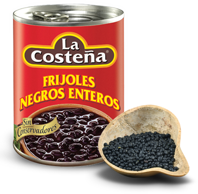 Frijoles Negros Entero - La Costeña Frijol Entero (390x382), Png Download