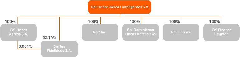 About Gol - Corporate Structure - Parallel (814x250), Png Download