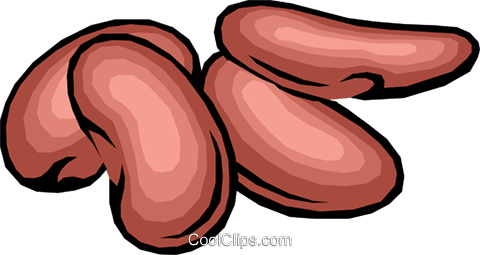 Frijoles Libres De Derechos Ilustraciones De Vectores - Kidney Beans (480x255), Png Download