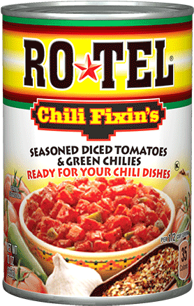 Chili Fixin's - Diced Tomatoes With Green Chilies (500x500), Png Download