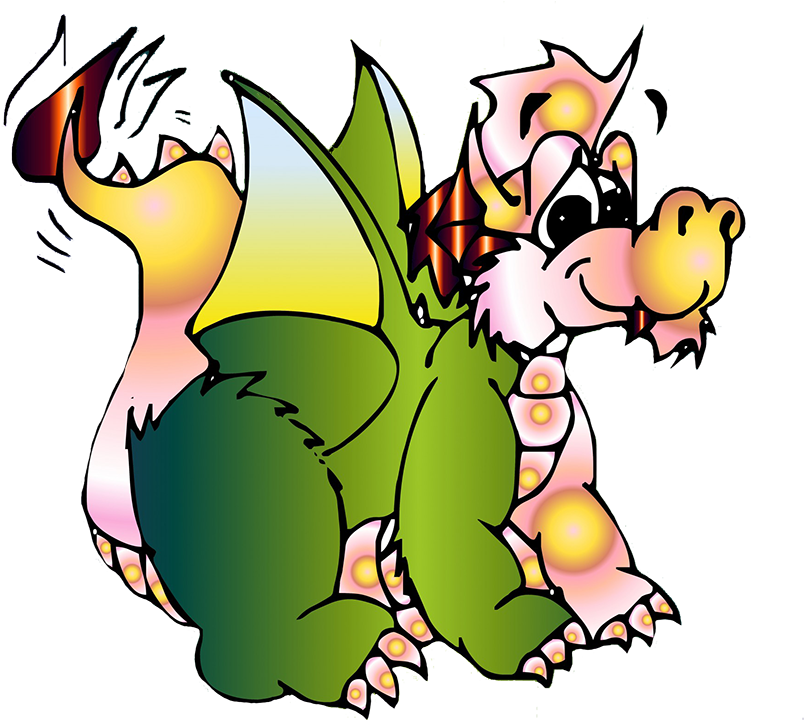 Great Pictures Of Cool Dragons Royalty Free Library - Cartoon Baby Dragons Png (886x719), Png Download