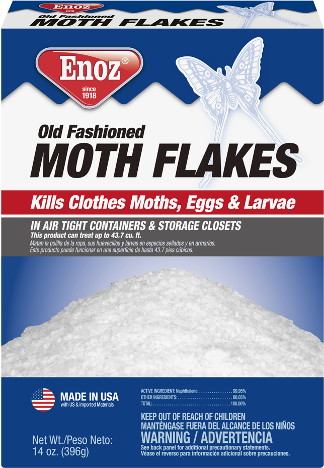 Enoz Old Fashion Moth Flakes - Enoz 32 Oz. Naphthalene Moth Control Balls (1-box) (1000x1000), Png Download