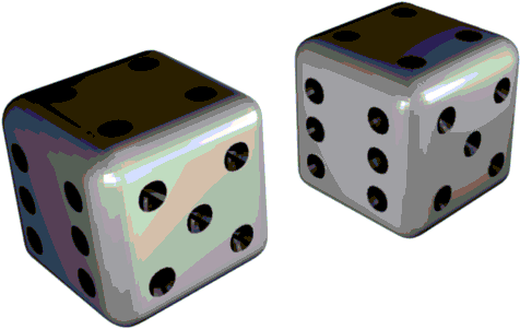 Animated Dice More Animated Dice Animated Cards - Dice (560x409), Png Download