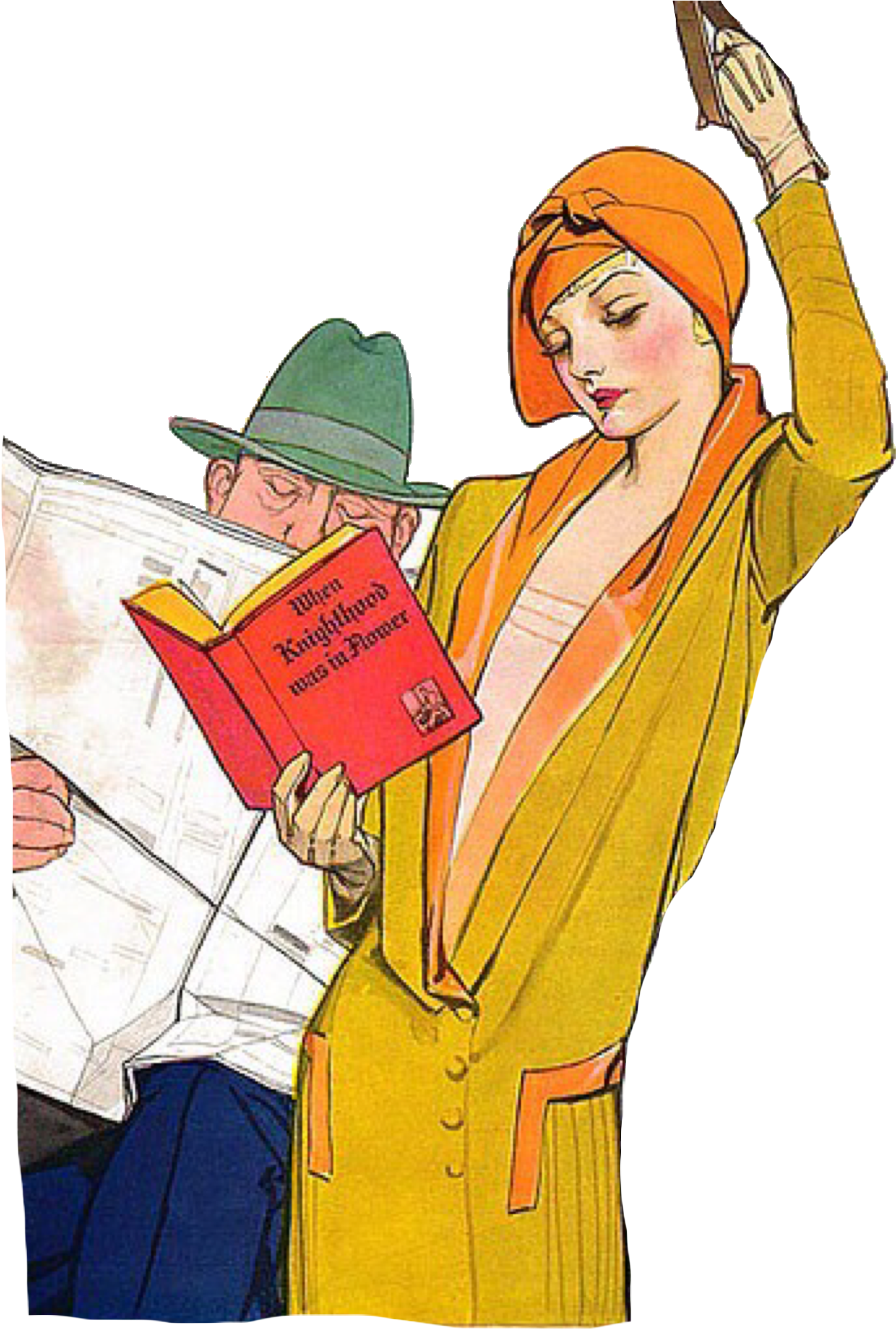 Vintage Woman Reading Reading Art, Woman Reading, Vintage - Magazine (1459x2048), Png Download