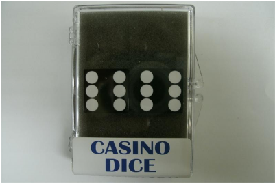 Black Precision Casino Dice - Red Transparent D6 Precision Casino Dice With White (400x400), Png Download