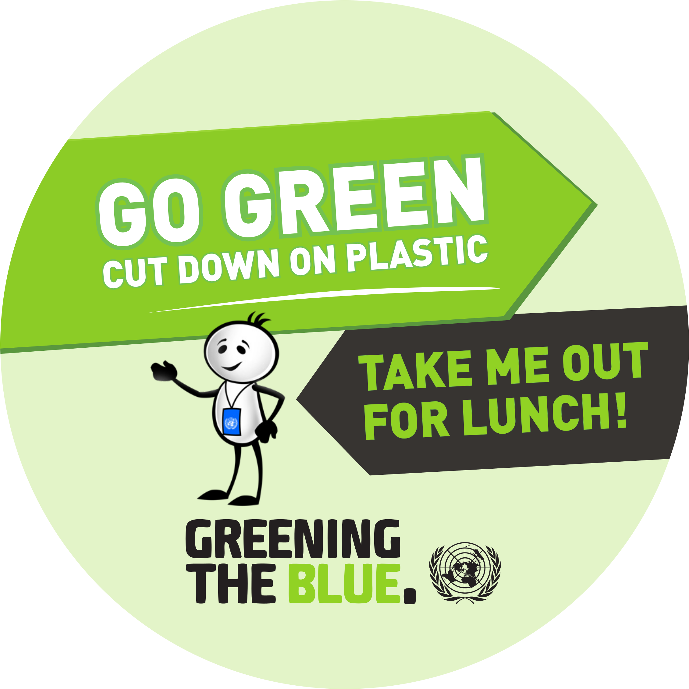 A Sustainable, Re Usable Bag With Our 'take Me Out - United Nations Conference On Environment (2291x2291), Png Download