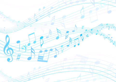 Musical Note Sheet Music Musician Music Download - フリー イラスト 背景 (480x340), Png Download