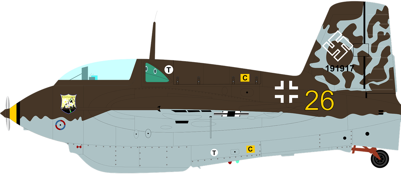 Aircraft Fighter Germany Transparent Image - Me 163 Png (1280x640), Png Download