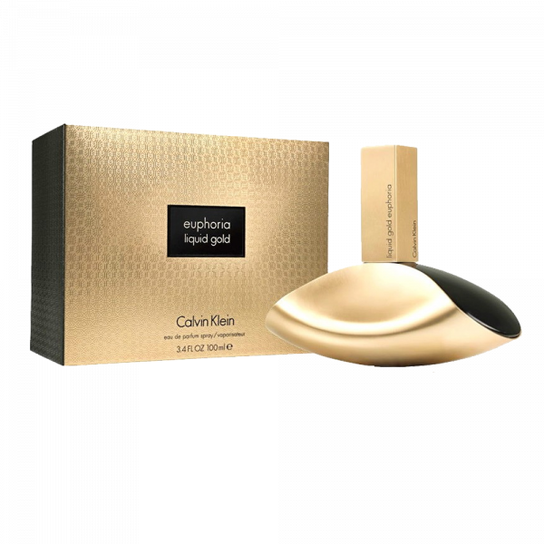 Calvin Klien Liquid Gold Euphoria For Women Eau De - Calvin Klein Euphoria Liquid Gold For Women 100ml (edp) (600x600), Png Download
