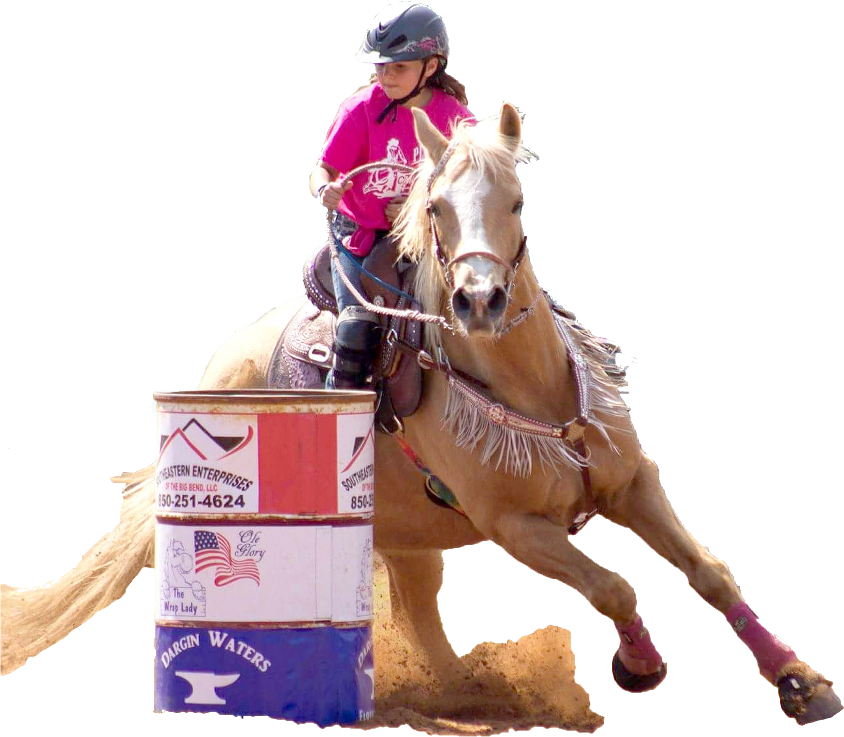 Jenna Riley Brant - Transparent Barrel Racer (1800x1800), Png Download