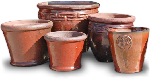 Custom-pots - Earthenware (526x295), Png Download