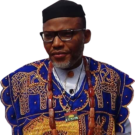 It Is Criminally Offensive For Any Right-thinking Human - Nnamdi Kanu Png (449x450), Png Download