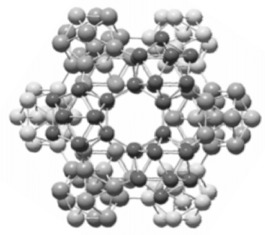 Super-carborane With H Atoms Not Shown - Color (531x472), Png Download