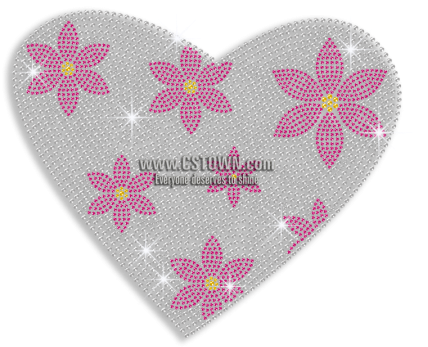 Magic Show Dance Collection- Floral Heart Design - Design (450x450), Png Download