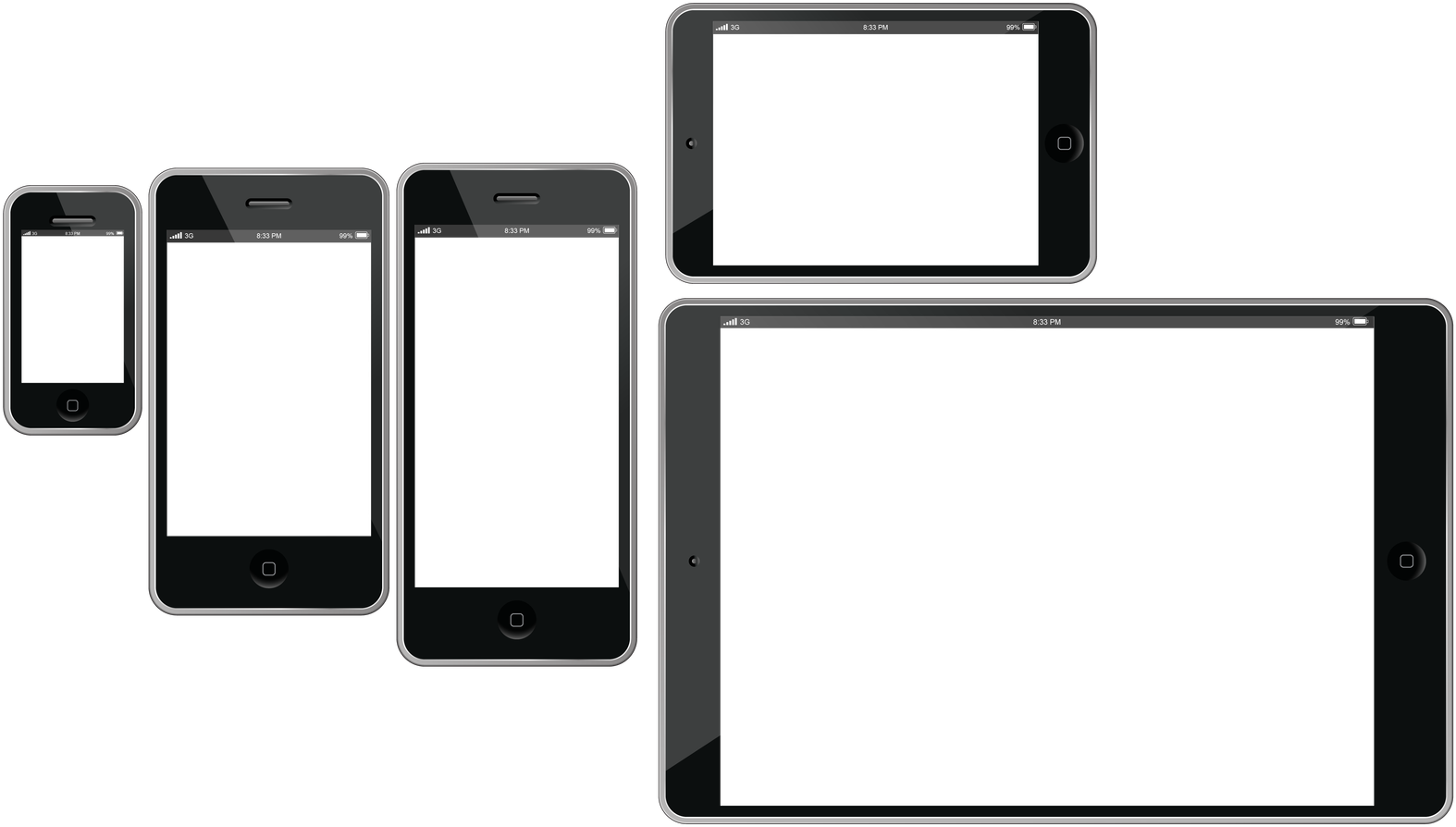 Tablet, Free Pngs - Tablet And Phone Png (1600x941), Png Download