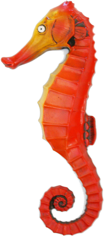 Cavalo Marinho P Em Fibra Ref - Fundo Do Mar Cavalo Marinho Png (461x1024), Png Download