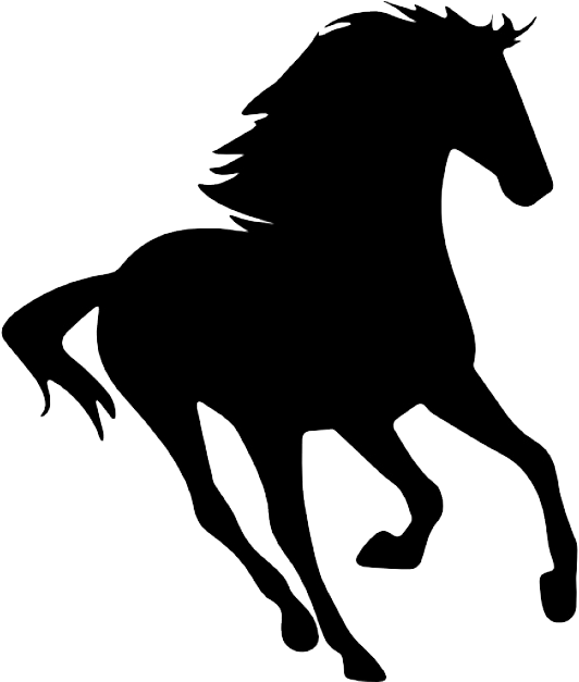 Icon Rio Do Ceu - Running Horse Silhouette Png (626x626), Png Download